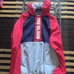 True religion reflective windbreaker